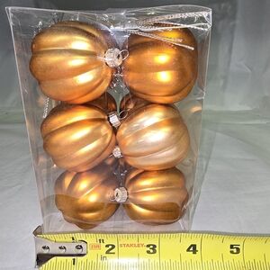 Holiday Pumpkin Ornaments NEW